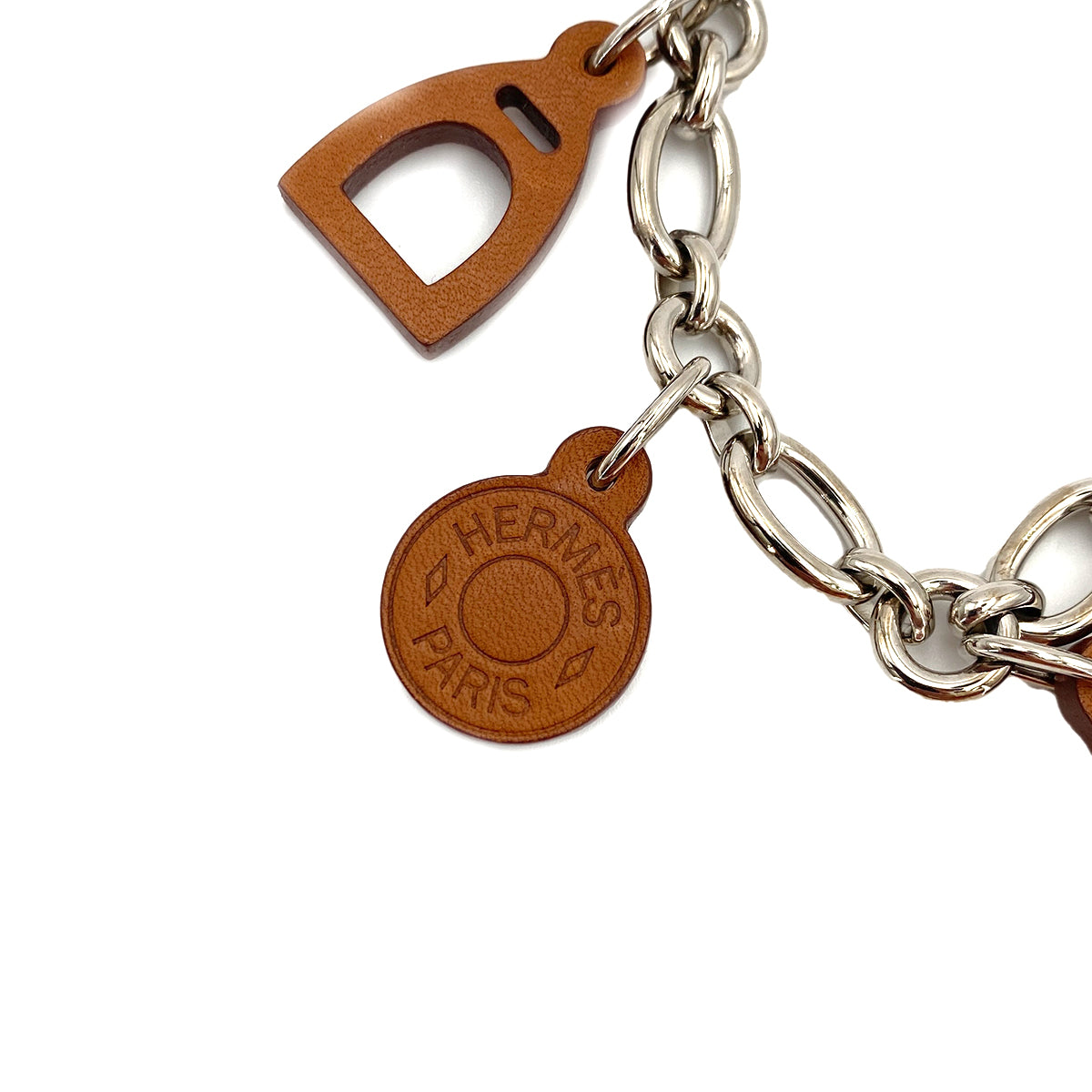 HERMES BAG CHARM AMULETTES5 FAUVE VEAU BARENIA 90245562