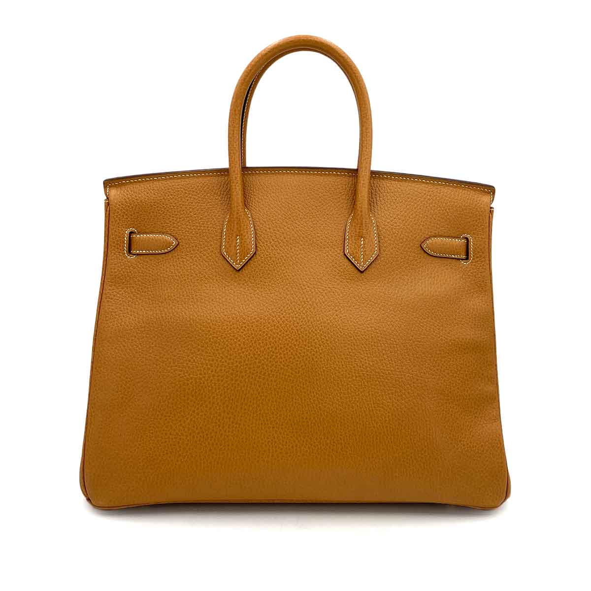 HERMES BIRKIN 35 NATURAL ARDENNES HAND BAG □B 90245566