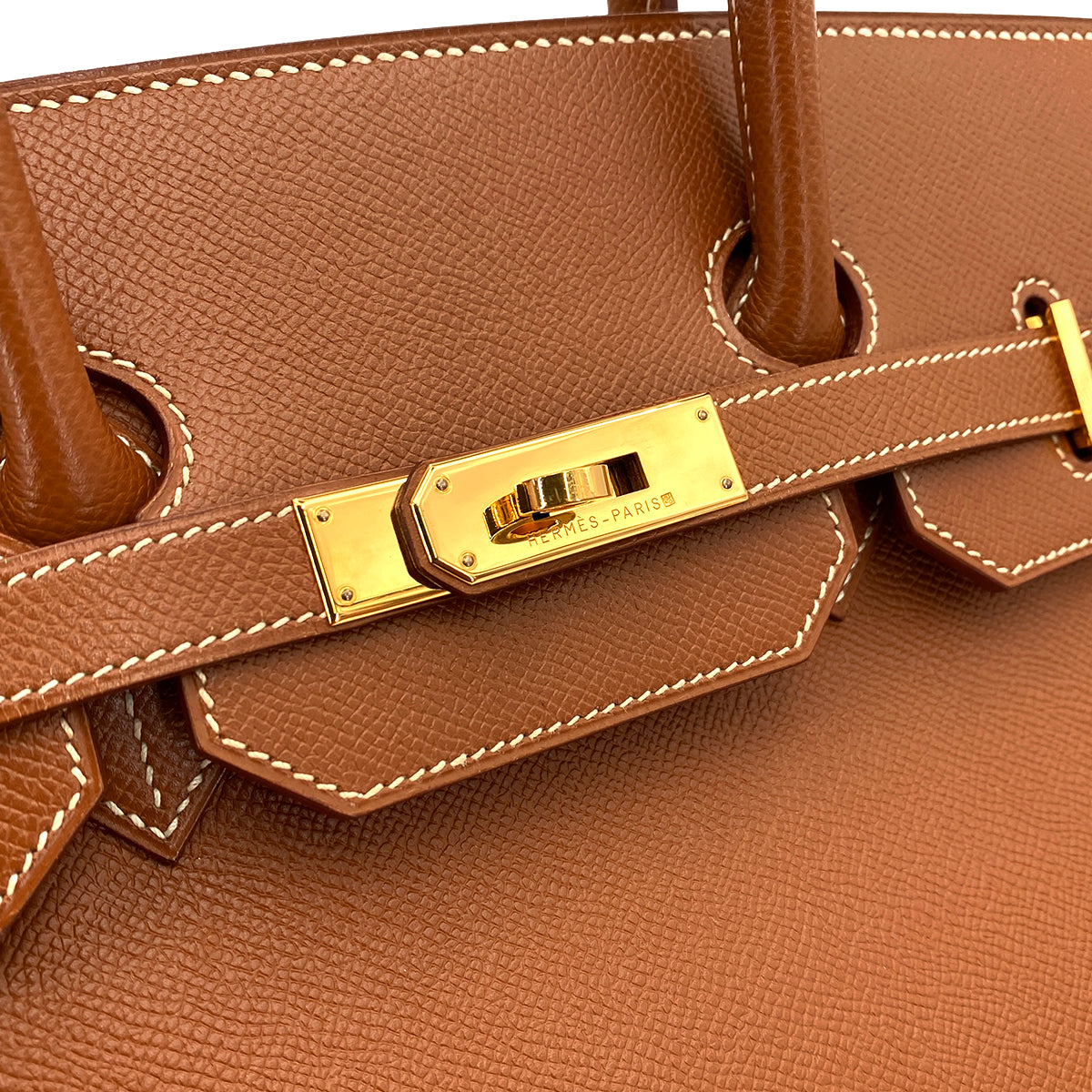 HERMES BIRKIN 35 GOLD COUCHEVEL HAND BAG □B GHW 90245793