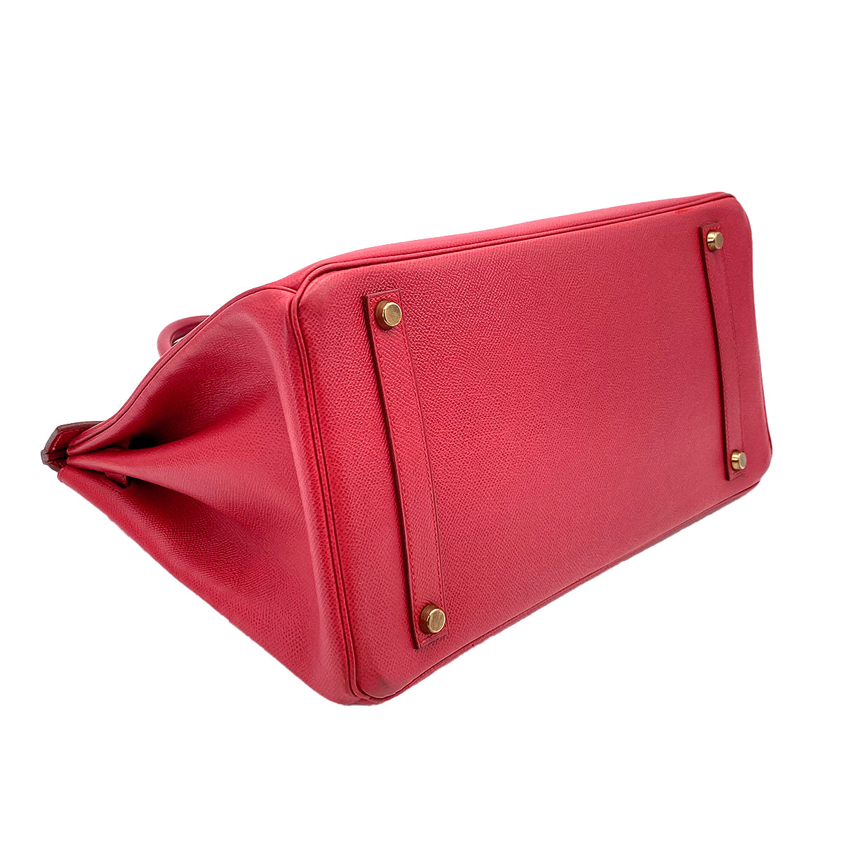 HERMES BIRKIN 35 ROUGE VIF COUCHEVEL HAND BAG 〇Z 90246313