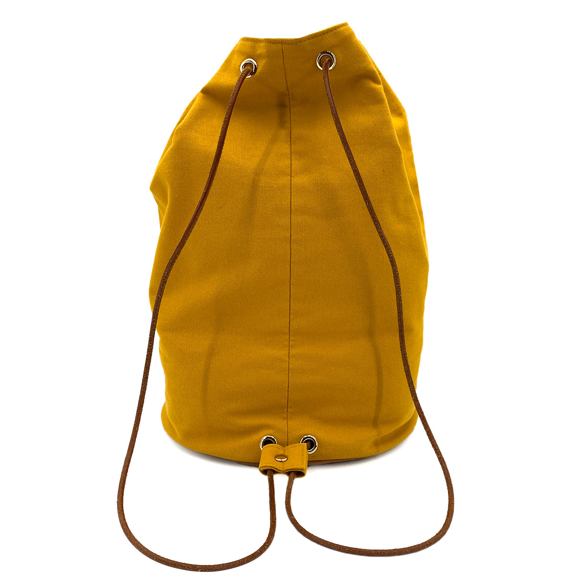 HERMES POLOCHON MIMILE GM YELLOW COTTON SHOULDER BAG 90246346