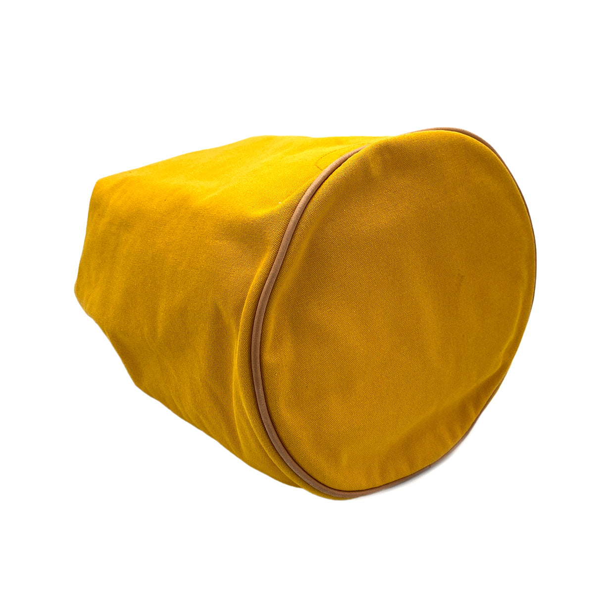 HERMES POLOCHON MIMILE GM YELLOW COTTON SHOULDER BAG 90246346