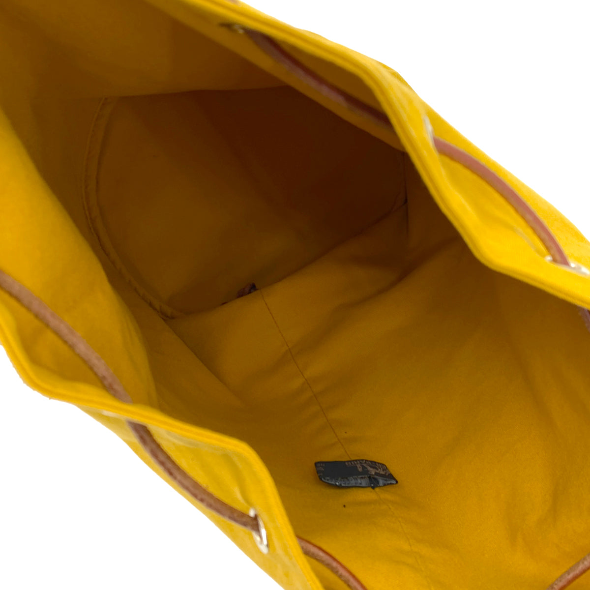 HERMES POLOCHON MIMILE GM YELLOW COTTON SHOULDER BAG 90246346