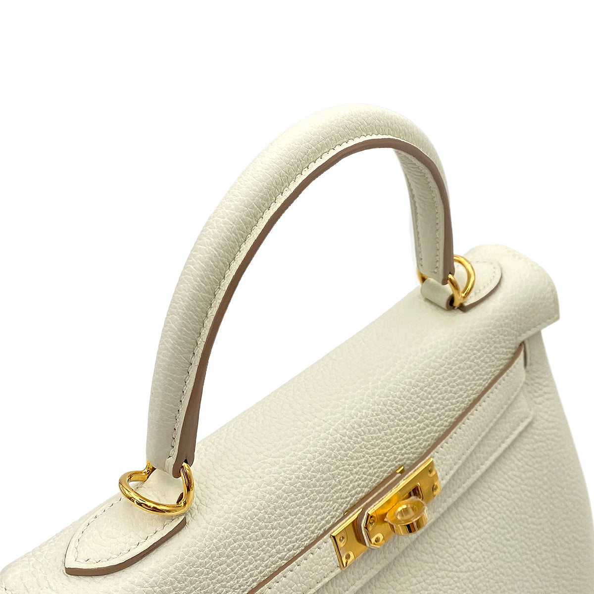 HERMES KELLY 25 RETOURNE MUSHROOM TOGO HAND SHOULDER BAG B 90246351