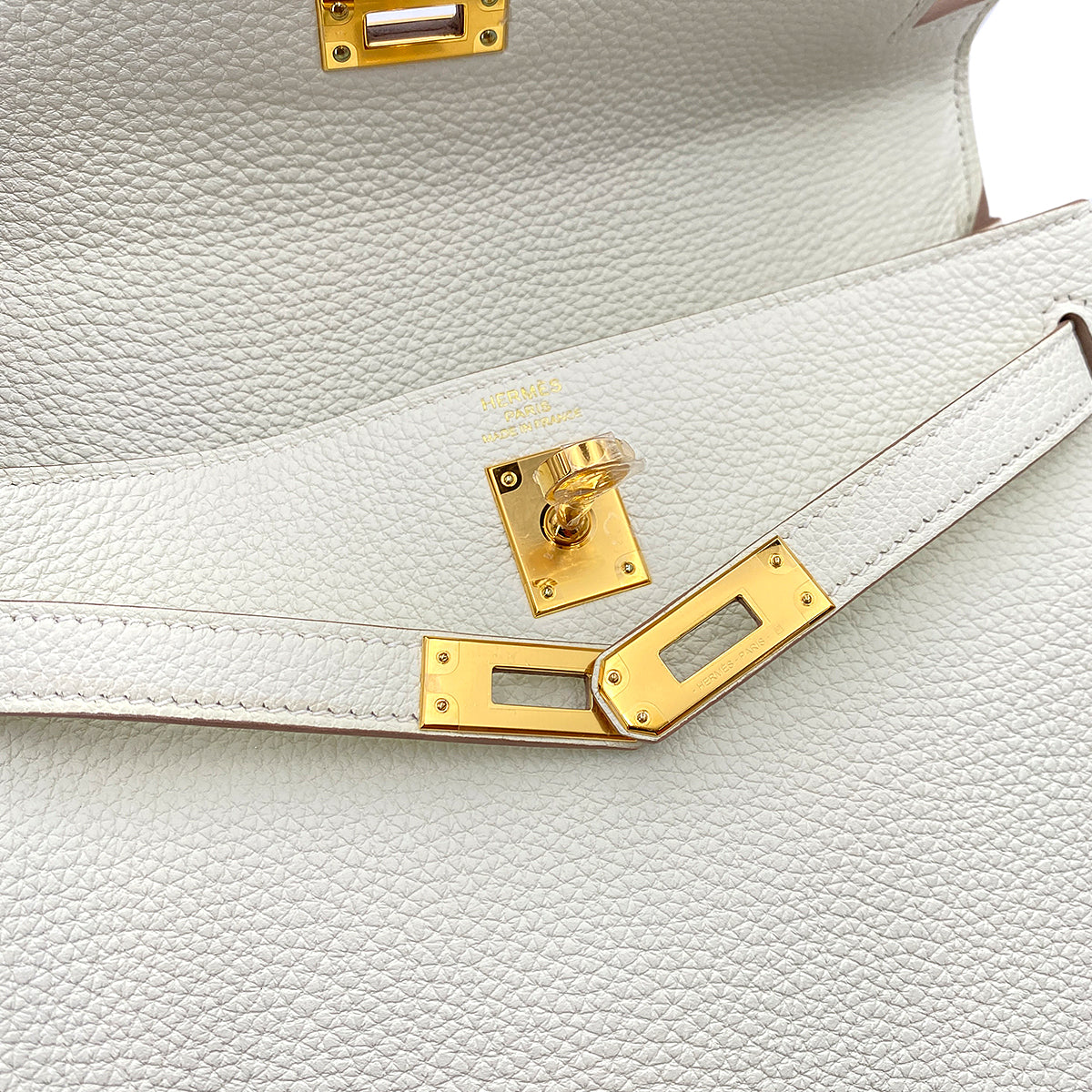 HERMES KELLY 25 RETOURNE MUSHROOM TOGO HAND SHOULDER BAG B 90246351