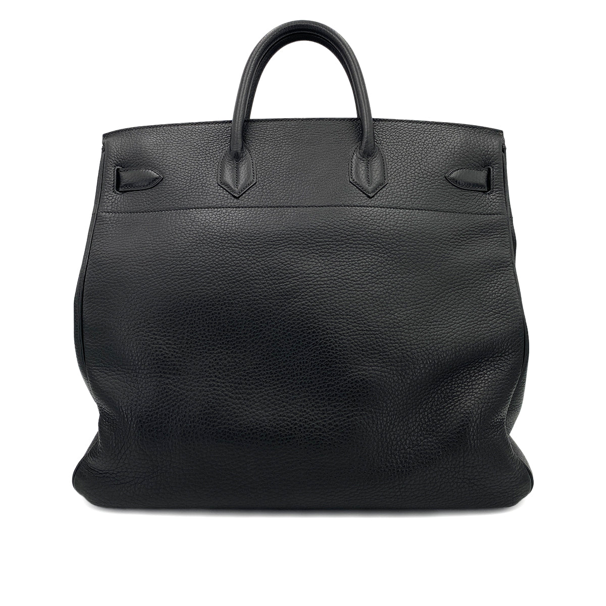 HERMES HAUT A COURROIES 45 BLACK ARDENNES HAND BAG 〇W 90246359