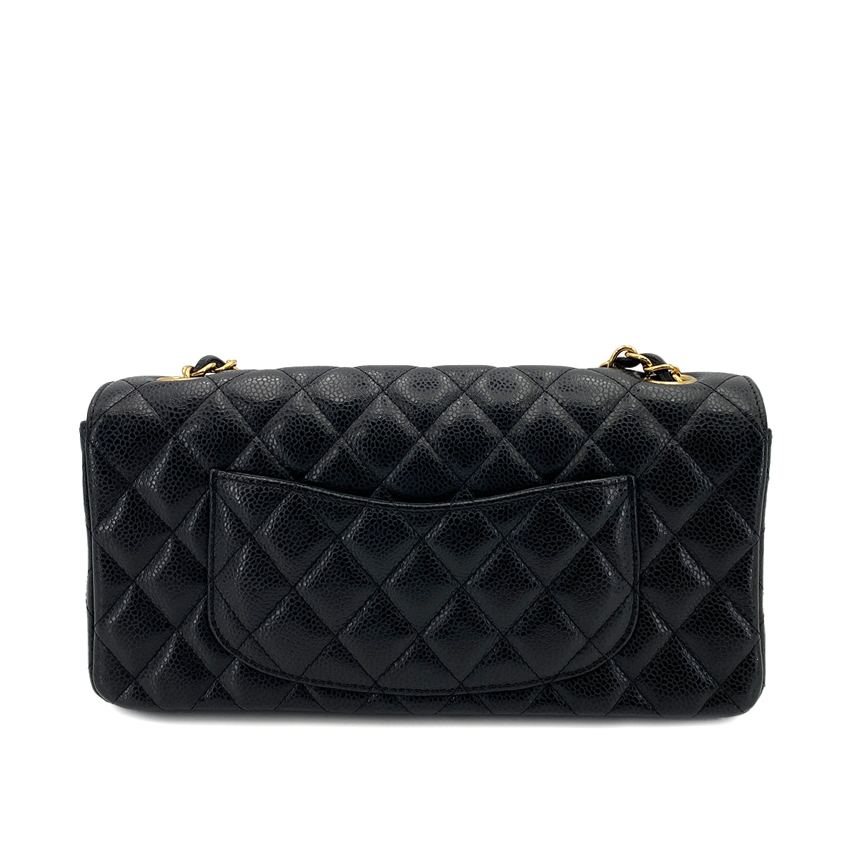 CHANEL MATELASSE CHAIN SHOULDER BAG BLACK CAVIAR SKIN 90246365