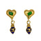 CHANEL VINTAGE EARRINGS GRIPORE COCOMARK COLOR STONE ACCESSORY 95P 90246368 - PURPOSE