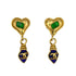 CHANEL VINTAGE EARRINGS GRIPORE COCOMARK COLOR STONE ACCESSORY 95P 90246368 - PURPOSE