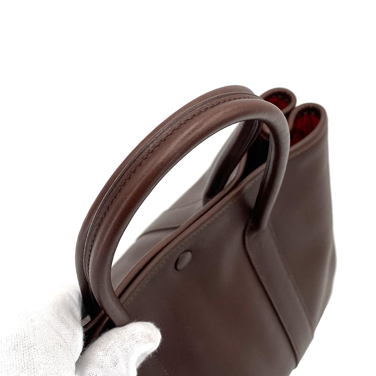 HERMES GARDEN TWILLY 30 TPM HAND BAG HAVANE SWIFT □J GINZA 90246912