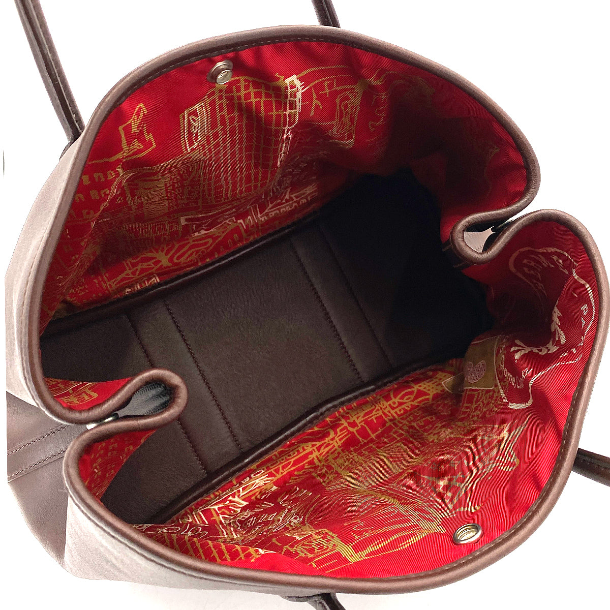 HERMES GARDEN TWILLY 30 TPM HAND BAG HAVANE SWIFT □J GINZA 90246912