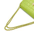 CHANEL VINTAGE 2.55 CHOCOLATE BAR CHAIN SHOULDER BAG GREEN LAMB SKIN 90246923 - PURPOSE