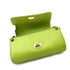 CHANEL VINTAGE 2.55 CHOCOLATE BAR CHAIN SHOULDER BAG GREEN LAMB SKIN 90246923 - PURPOSE