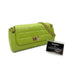 CHANEL VINTAGE 2.55 CHOCOLATE BAR CHAIN SHOULDER BAG GREEN LAMB SKIN 90246923
