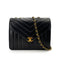 CHANEL VINTAGE MADEMOISELLE CHAIN SHOULDER BAG BLACK LAMB SKIN 90247089 - PURPOSE