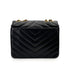 CHANEL VINTAGE MADEMOISELLE CHAIN SHOULDER BAG BLACK LAMB SKIN 90247089 - PURPOSE