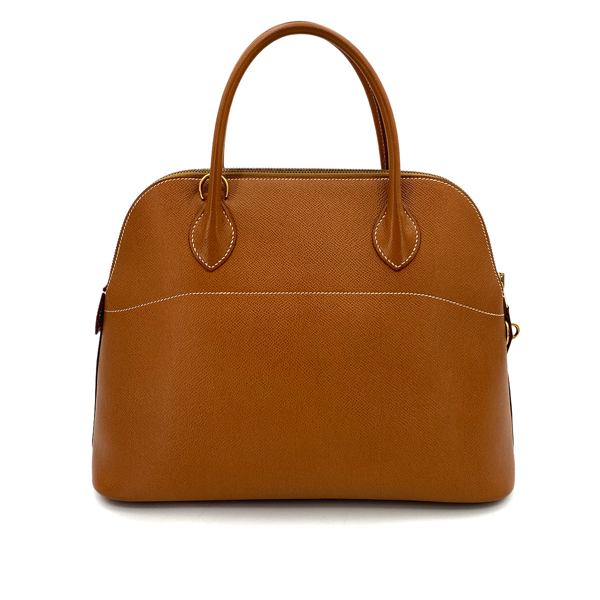 HERMES BOLIDE 31 GOLD COUCHEVEL HAND SHOULDER BAG 〇X 90247095