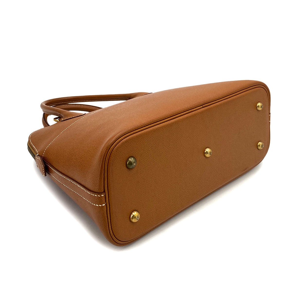 HERMES BOLIDE 31 GOLD COUCHEVEL HAND SHOULDER BAG 〇X 90247095