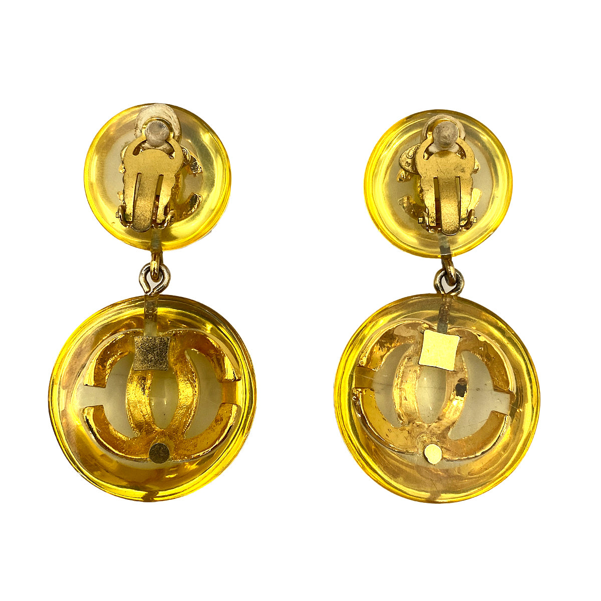 CHANEL VINTAGE EARRINGS COCOMARK ACCESSORY 2 5 90247162