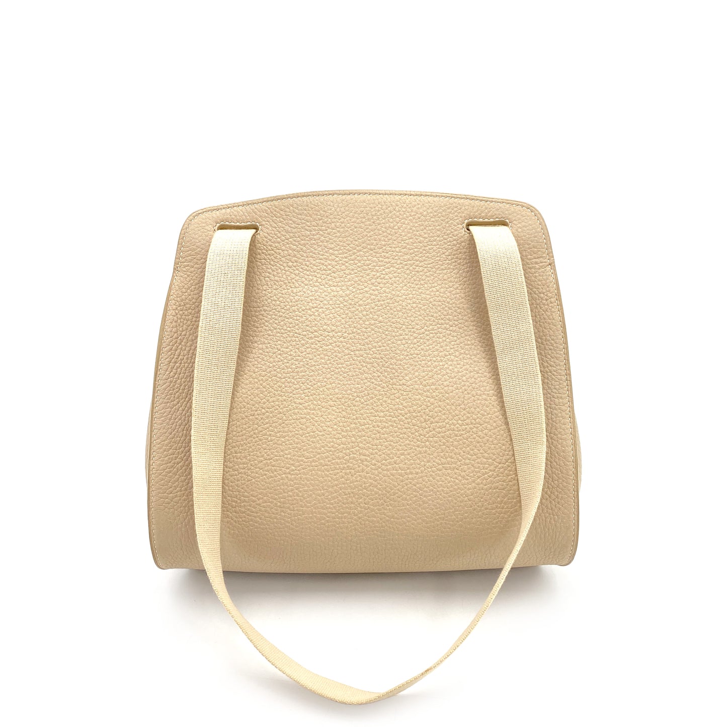 HERMES SHOULDER BAG BEIGE TYPE TAURILLON CLEMENCE □F 90247165