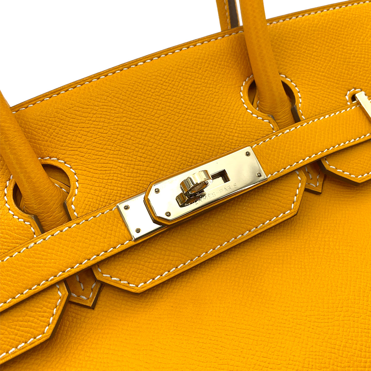 HERMES CANDY BIRKIN 30 JAUNE D'OR MANGUE EPSOM HAND BAG □P 90247166