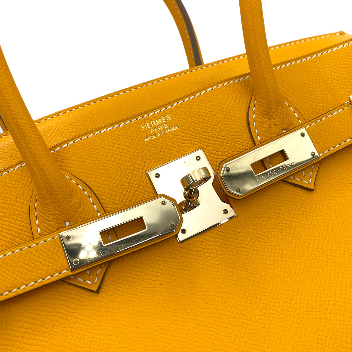 HERMES CANDY BIRKIN 30 JAUNE D'OR MANGUE EPSOM HAND BAG □P 90247166