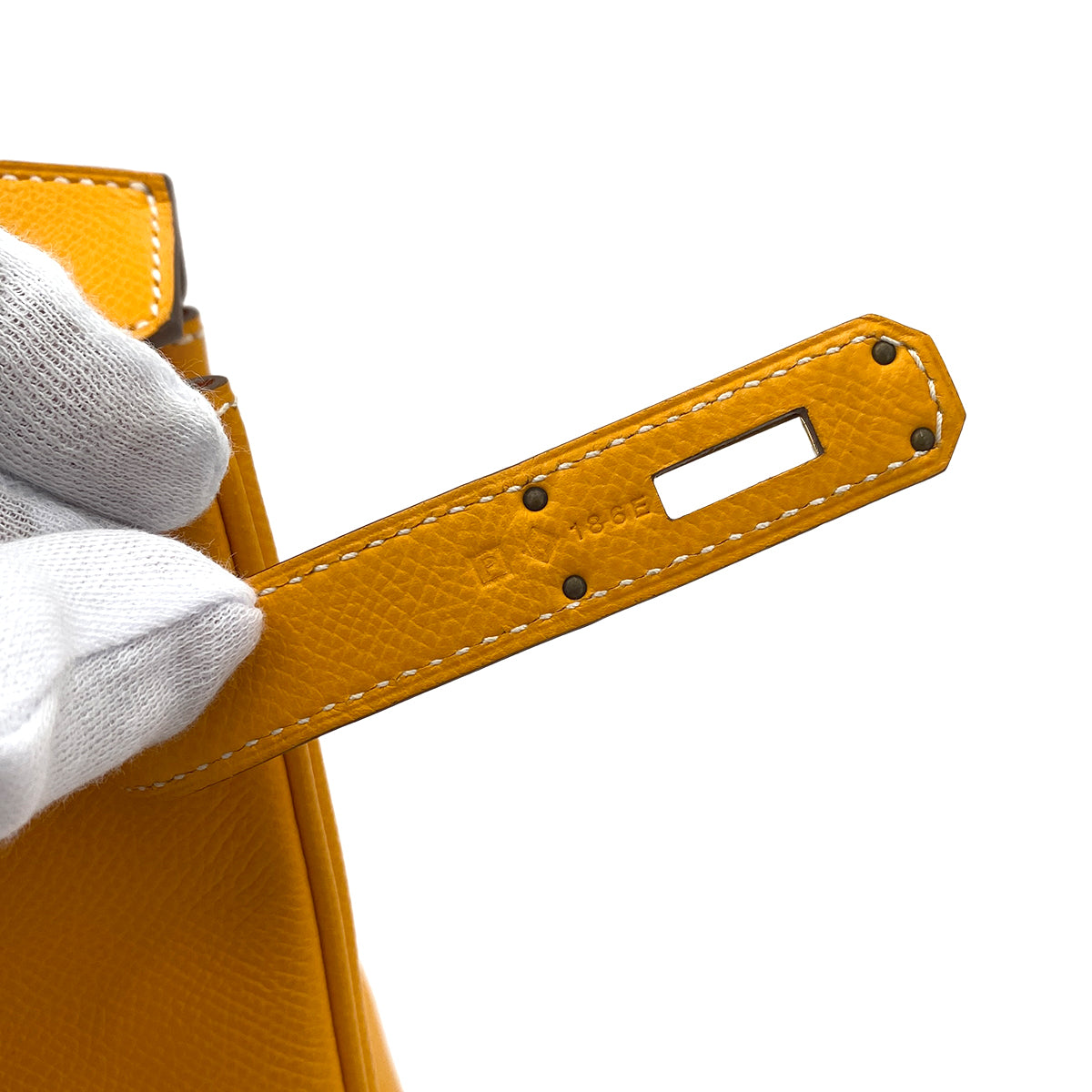 HERMES CANDY BIRKIN 30 JAUNE D'OR MANGUE EPSOM HAND BAG □P 90247166