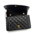 CHANEL VINTAGE DIANA MEDIUM CHAIN SHOULDER BAG BLACK LAMB SKIN 90247296 - PURPOSE