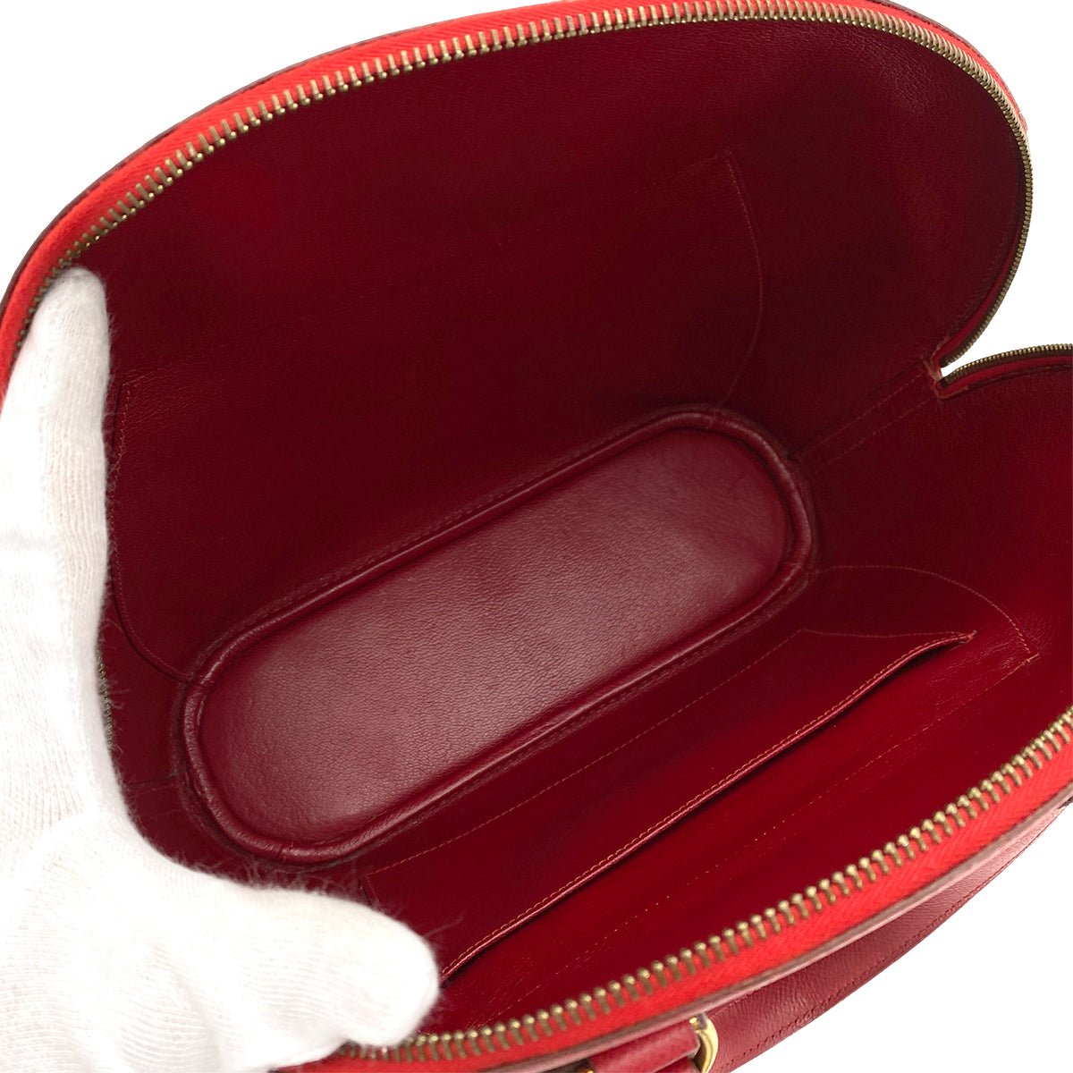 HERMES ILE DE SHIKI COUCHEVEL ROUGE VIF HAND SHOULDER BAG 〇W ILE DE SHIKI 90247316
