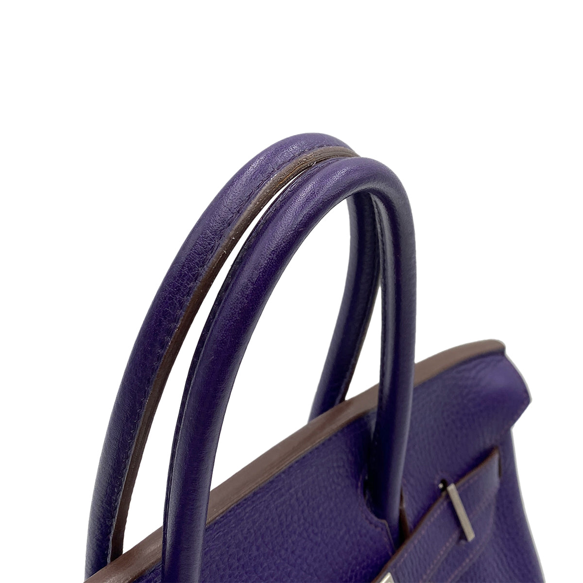 HERMES BIRKIN 30 IRIS TAURILLON CLEMENCE HAND BAG □N SHW 90247385