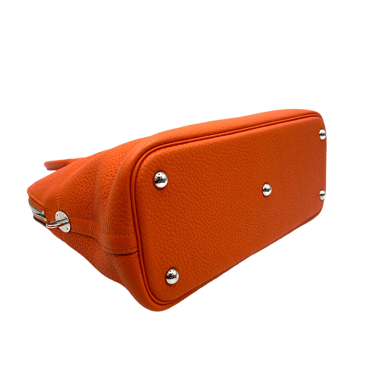 HERMES BOLIDE 31 FEU ORANGE TAURILLON CLEMENCE HAND SHOULDER BAG ▢R 90247386
