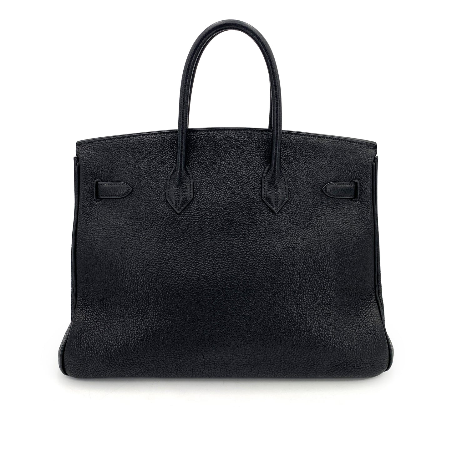 HERMES BIRKIN 35 BLACK TOGO HAND BAG □F 90247388