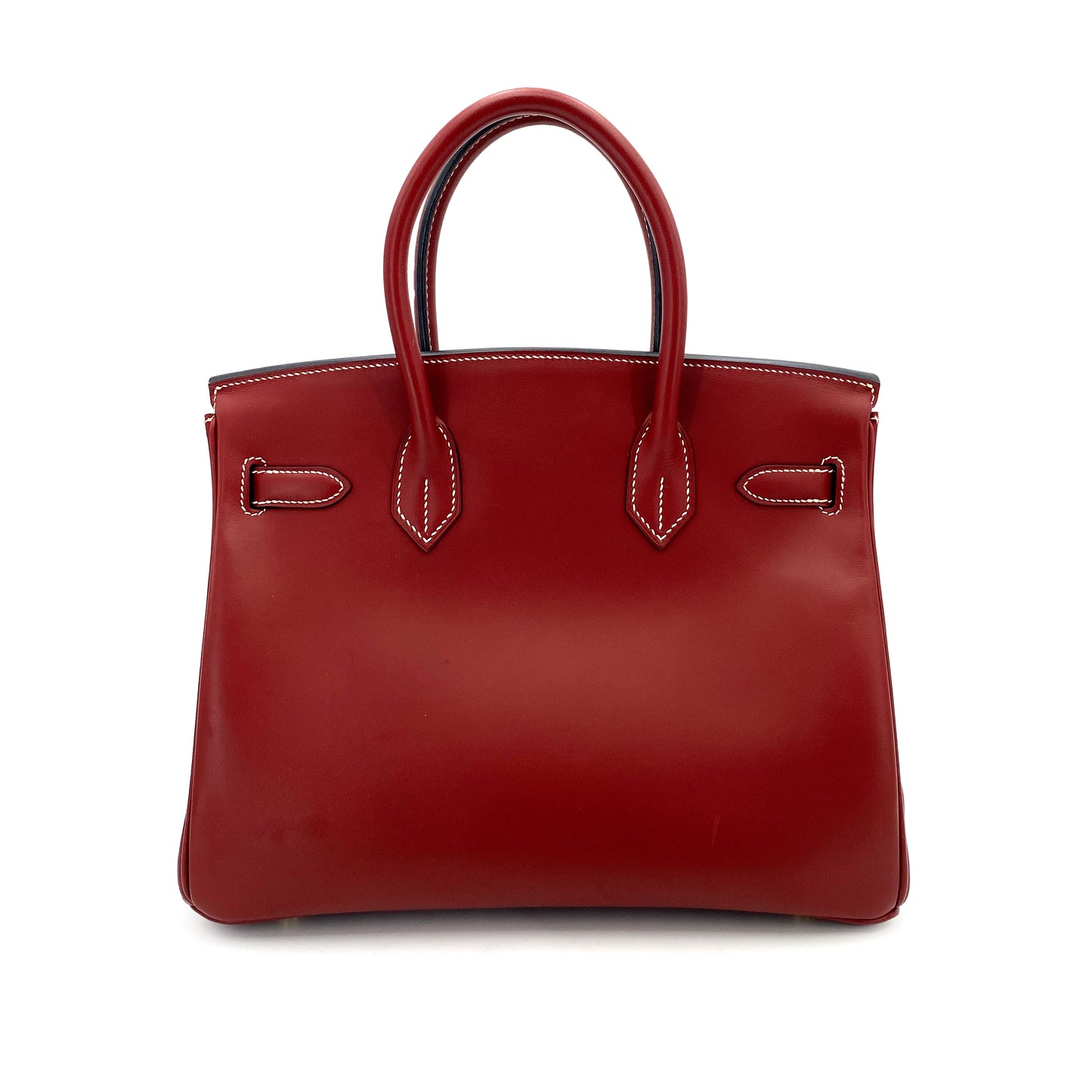 HERMES BIRKIN 30 ROUGE H CHAMONIX HAND BAG □E GHW 90247389
