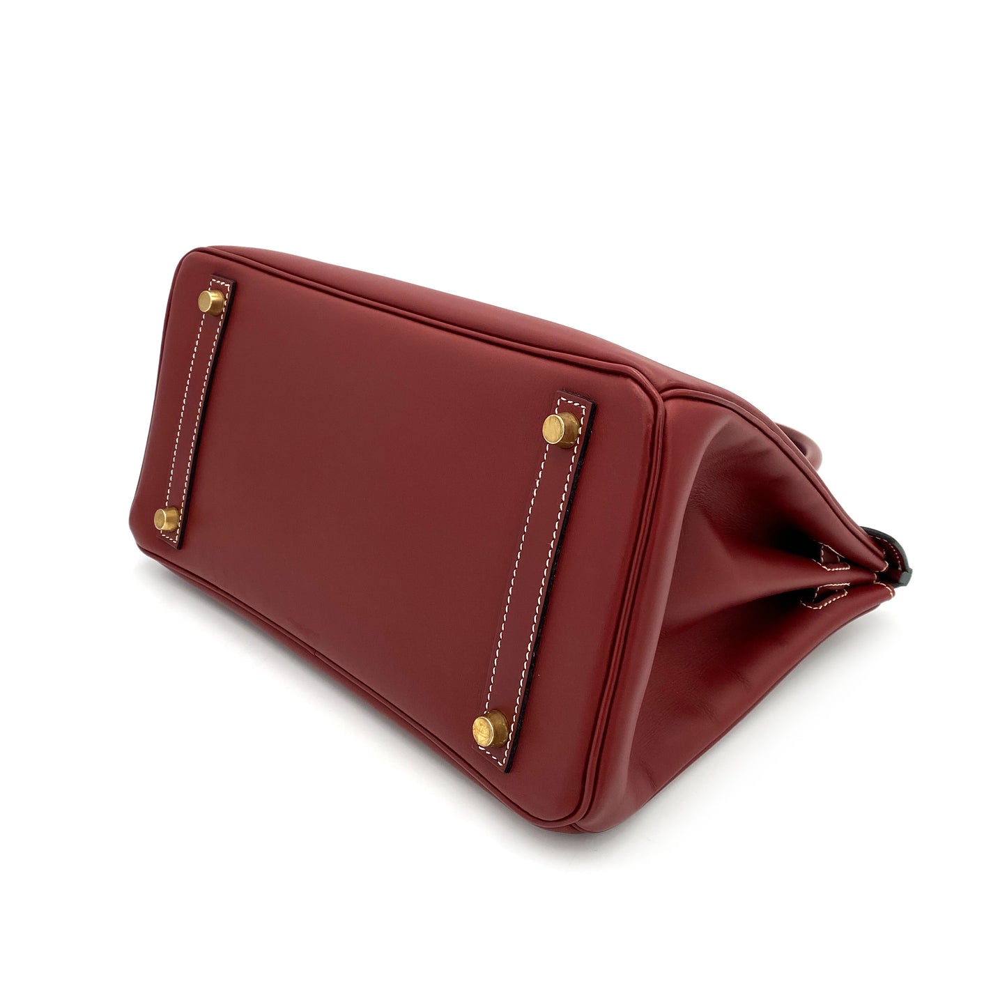 HERMES BIRKIN 30 ROUGE H CHAMONIX HAND BAG □E GHW 90247389