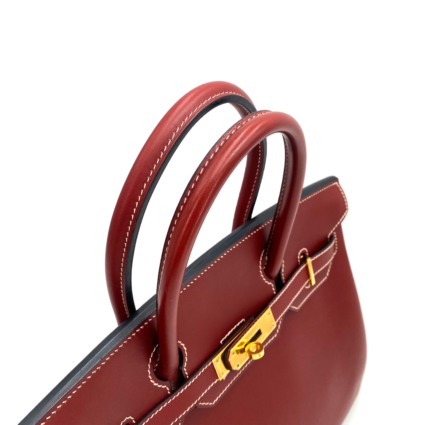 HERMES BIRKIN 30 ROUGE H CHAMONIX HAND BAG □E GHW 90247389