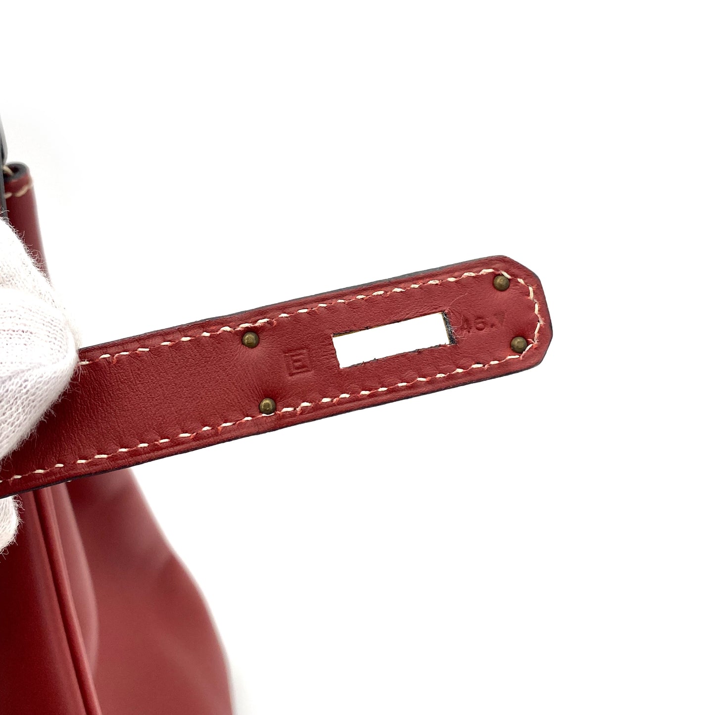 HERMES BIRKIN 30 ROUGE H CHAMONIX HAND BAG □E GHW 90247389