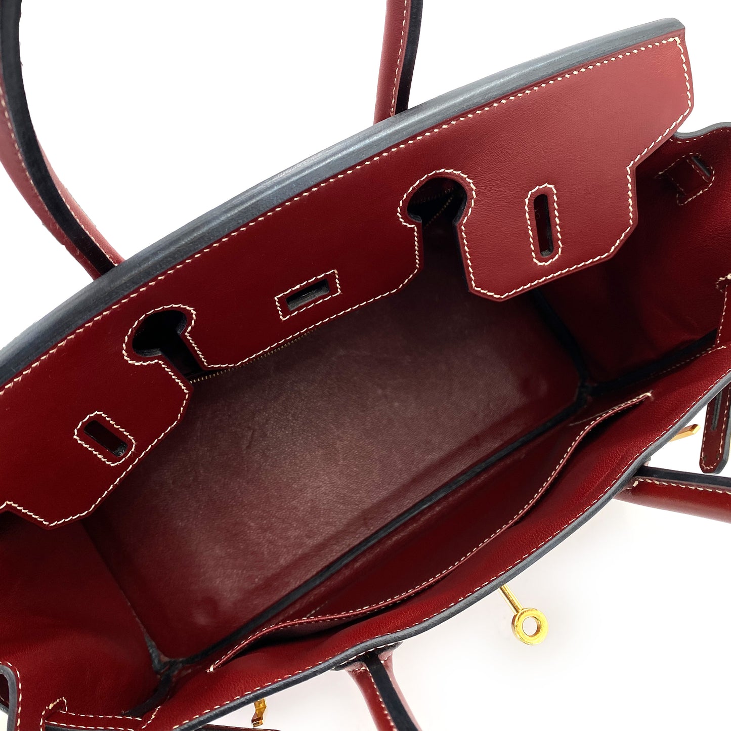 HERMES BIRKIN 30 ROUGE H CHAMONIX HAND BAG □E GHW 90247389