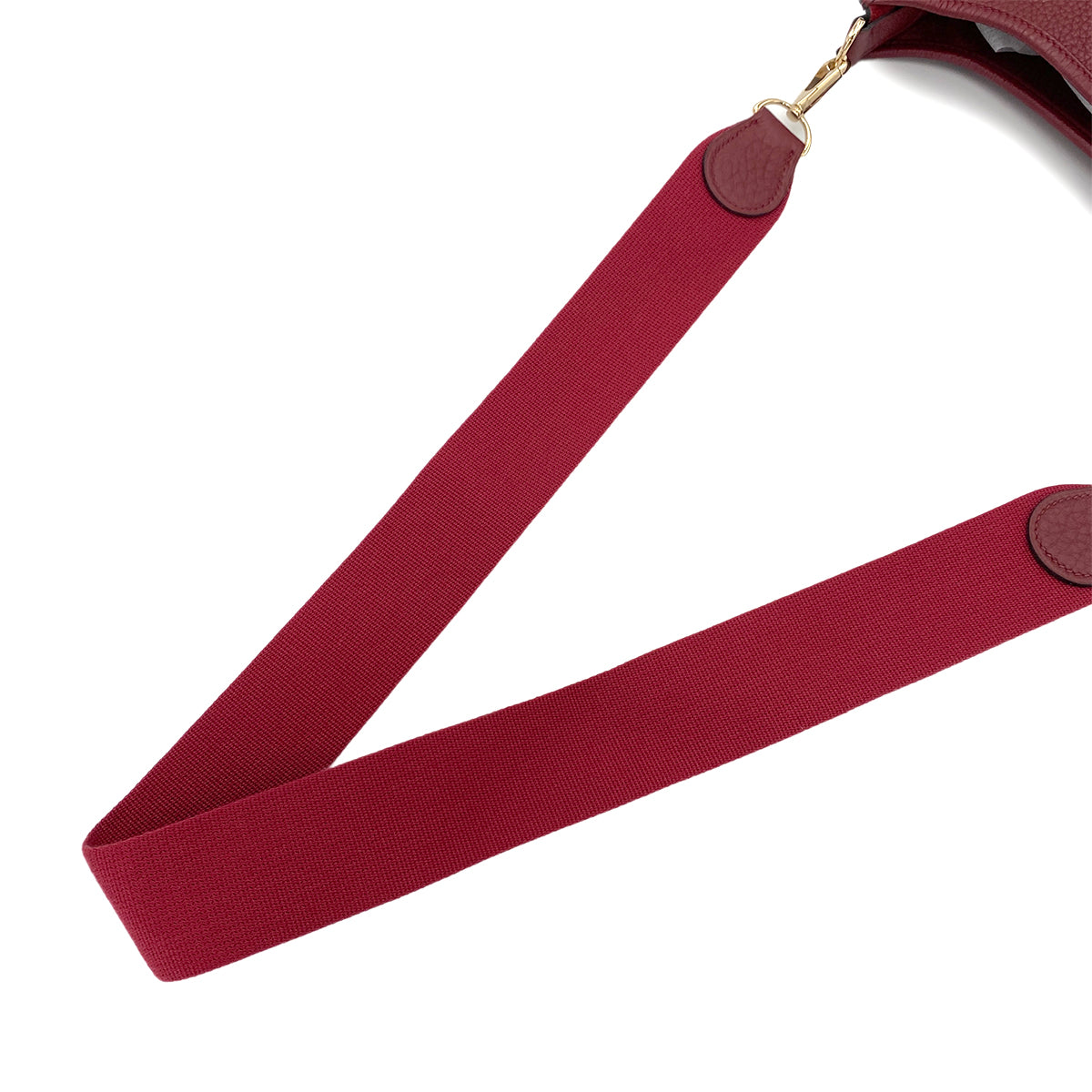HERMES EVELYNE PM ROUGE GARANCE TAURILLON CLEMENCE SHOULDER BAG □L 90247391
