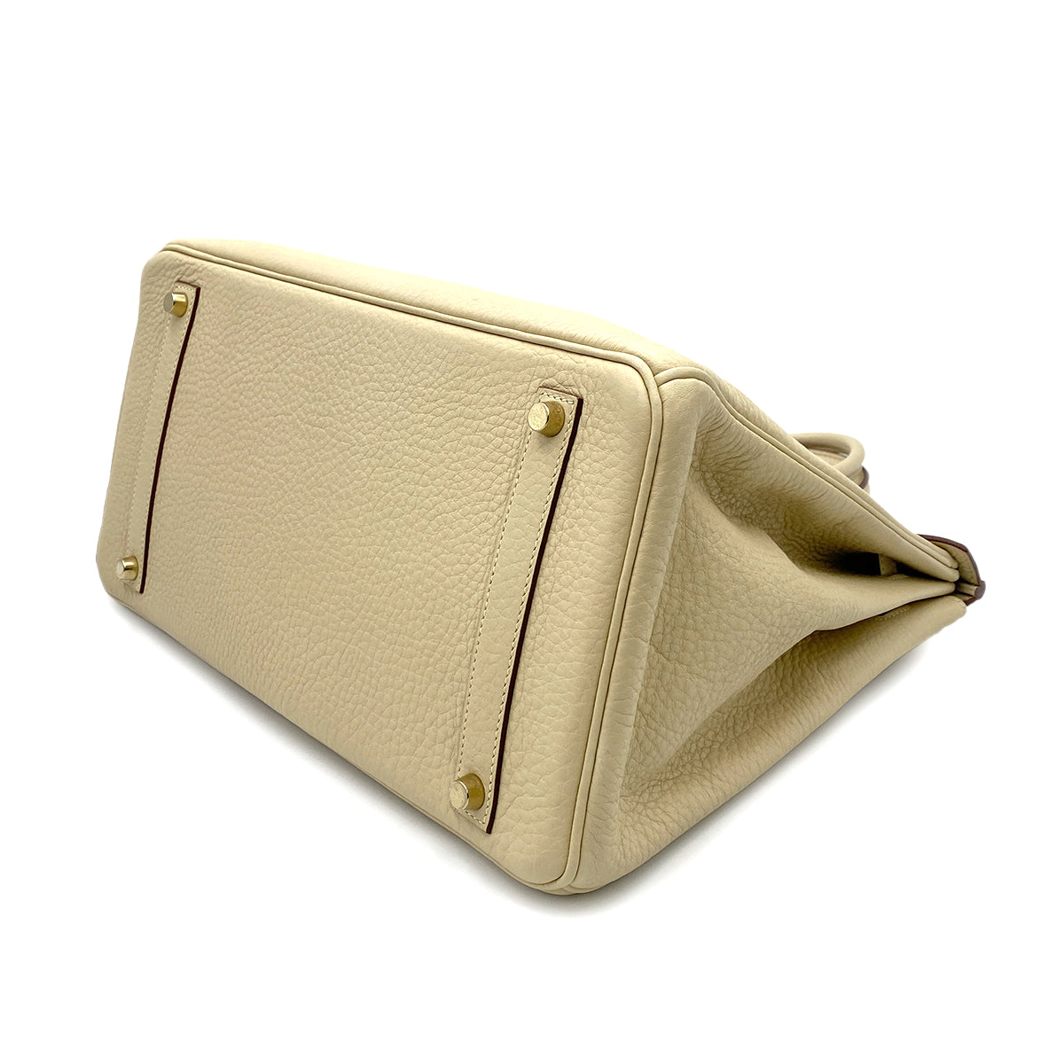 HERMES BIRKIN 35 PARCHEMIN TAURILLON CLEMENCE HAND BAG □L GHW 90247393