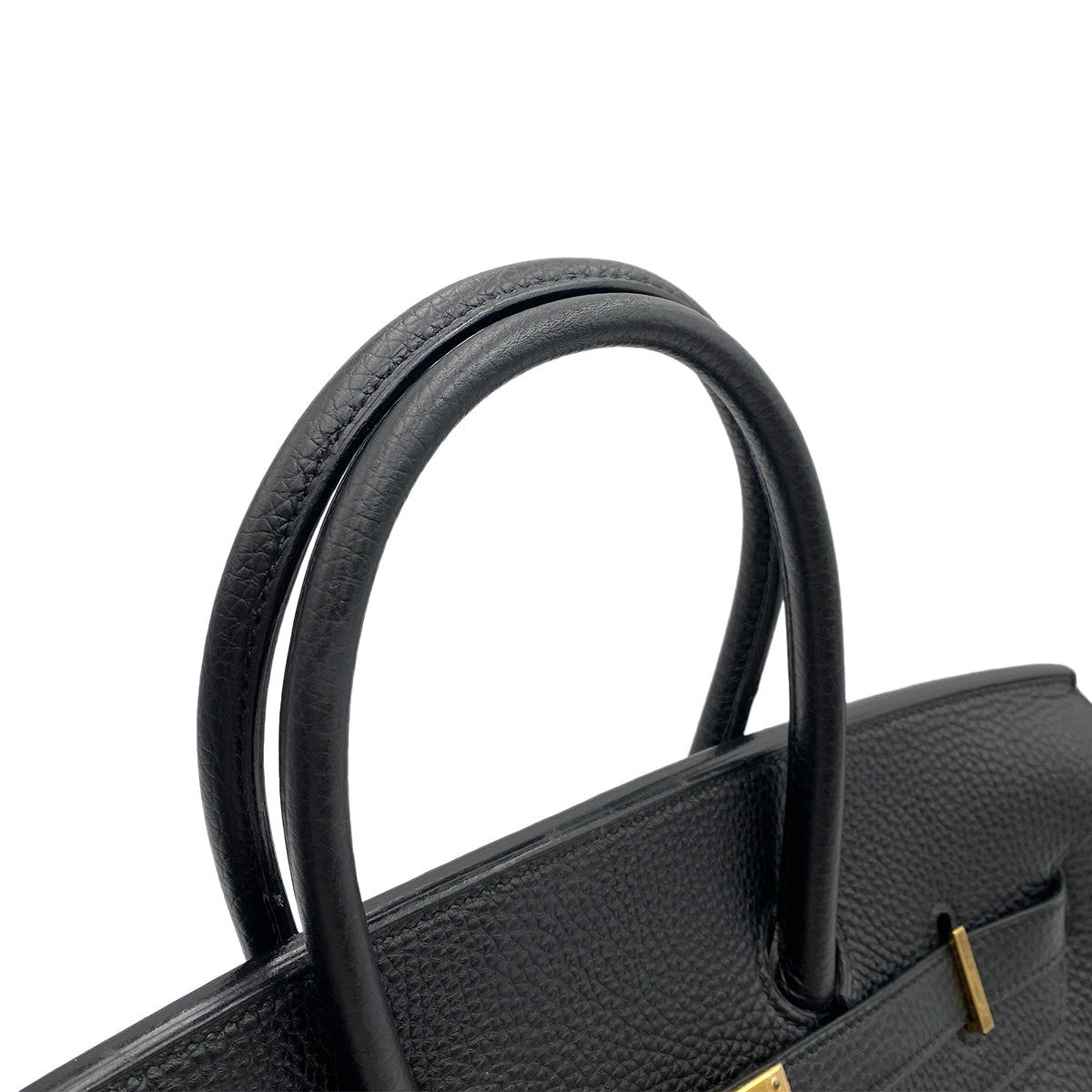 HERMES BIRKIN 35 BLACK TOGO HAND BAG □J 90247397