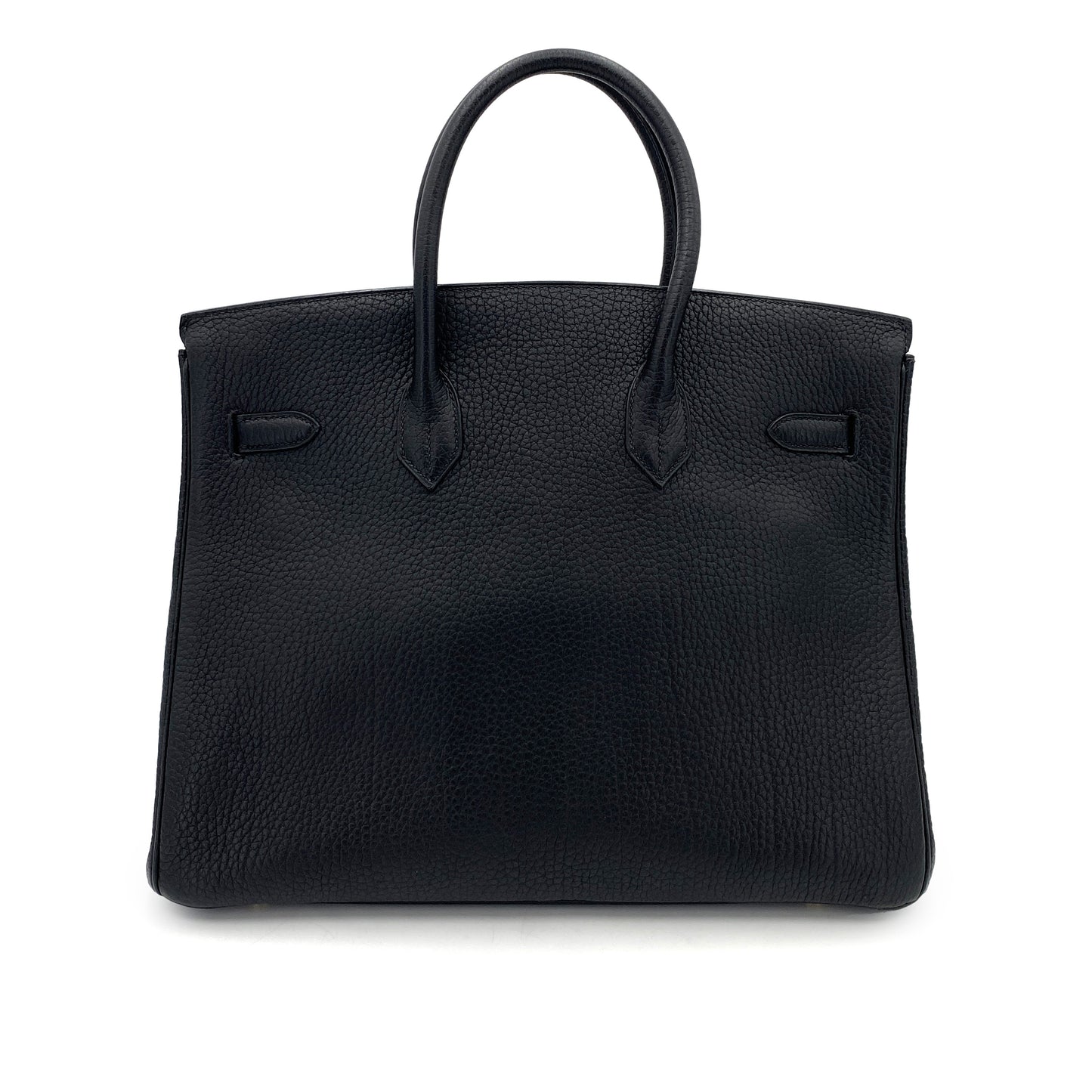 HERMES BIRKIN 35 BLACK FJORD HAND BAG □D 90247400
