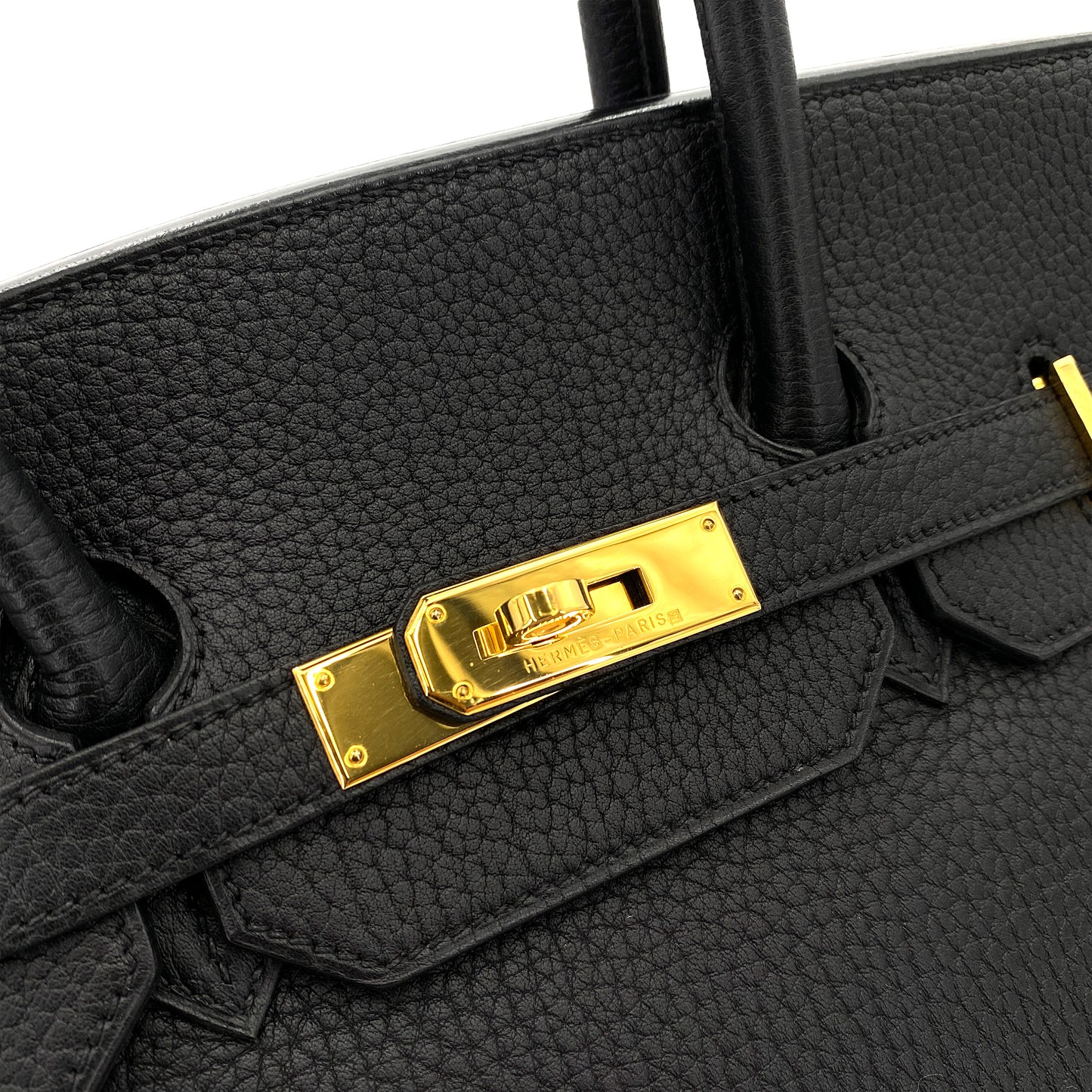 HERMES BIRKIN 35 BLACK FJORD HAND BAG □D 90247400