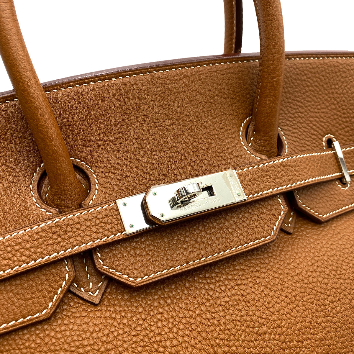 HERMES BIRKIN 35 GOLD TOGO HAND BAG □H SHW 90247401
