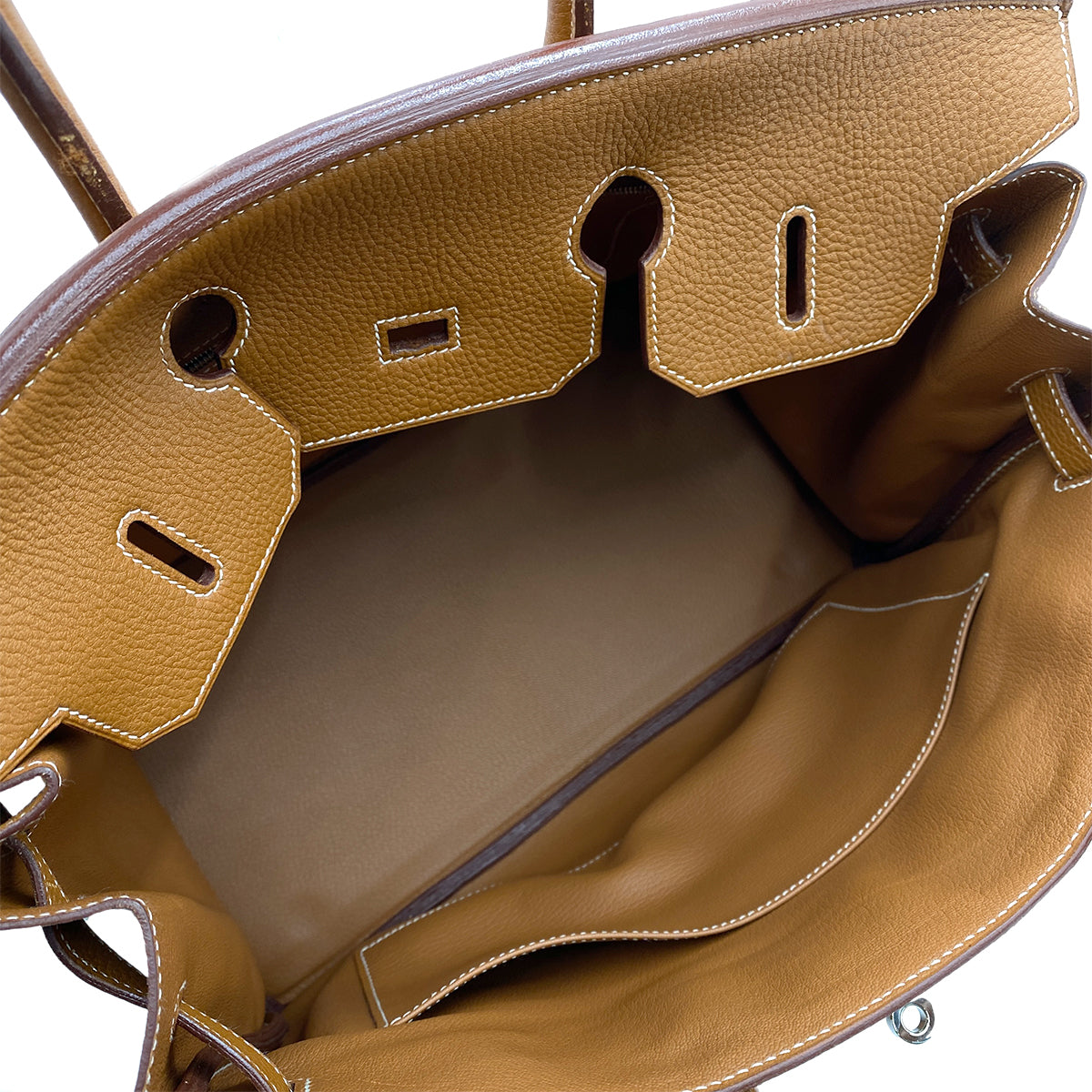 HERMES BIRKIN 35 GOLD TOGO HAND BAG □H SHW 90247401