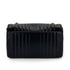 CHANEL VINTAGE MADEMOISELLE CHAIN SHOULDER BAG BLACK LAMB SKIN 90247412 - PURPOSE
