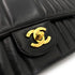 CHANEL VINTAGE MADEMOISELLE CHAIN SHOULDER BAG BLACK LAMB SKIN 90247412 - PURPOSE