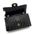 CHANEL VINTAGE MADEMOISELLE CHAIN SHOULDER BAG BLACK LAMB SKIN 90247412 - PURPOSE