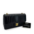 CHANEL VINTAGE MADEMOISELLE CHAIN SHOULDER BAG BLACK LAMB SKIN 90247412 - PURPOSE