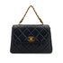 CHANEL VINTAGE MATELASSE CHAIN HAND BAG BLACK LAMB SKIN 90247999 - PURPOSE