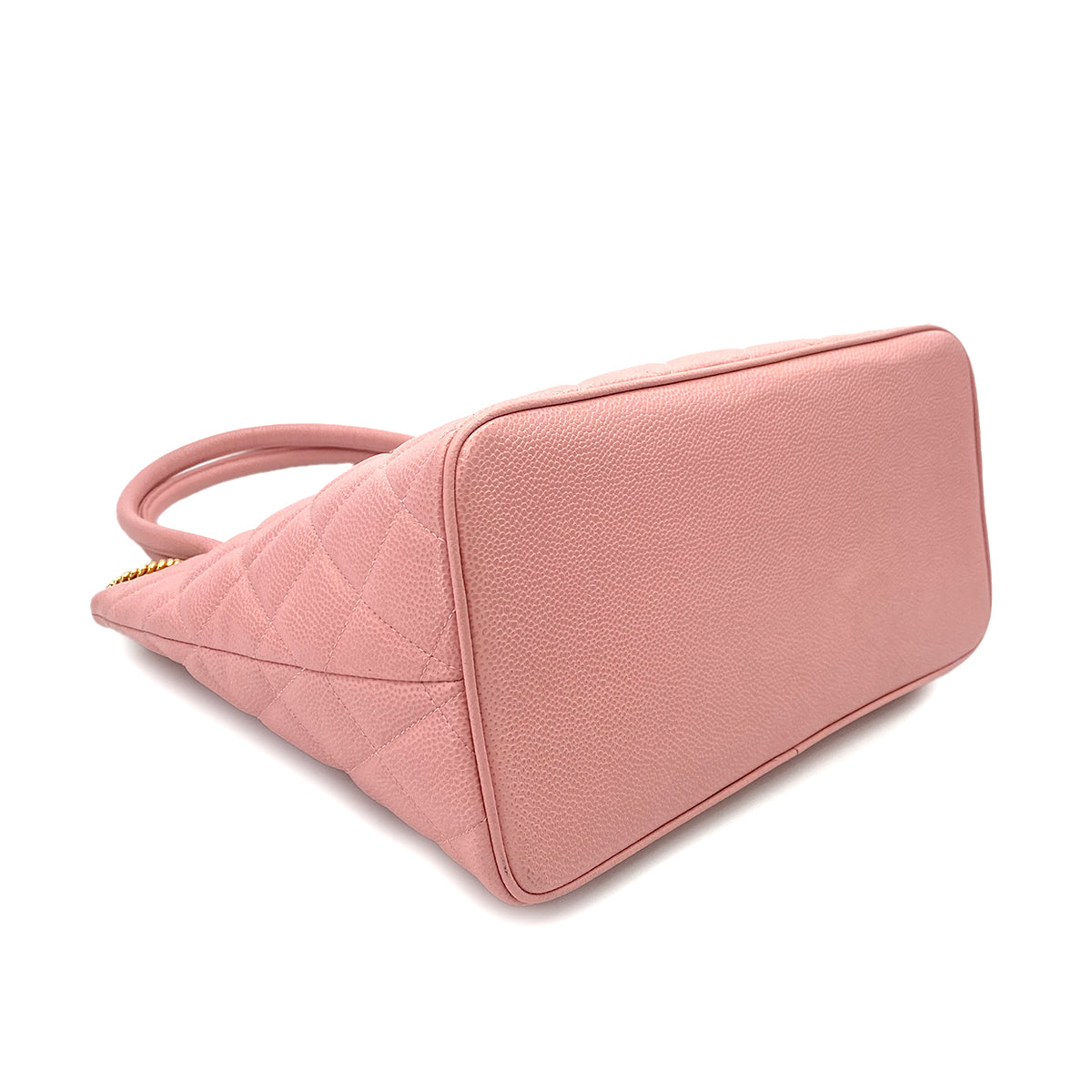 CHANEL VINTAGE MEDALLION TOTE BAG PINK CAVIAR SKIN 90248110